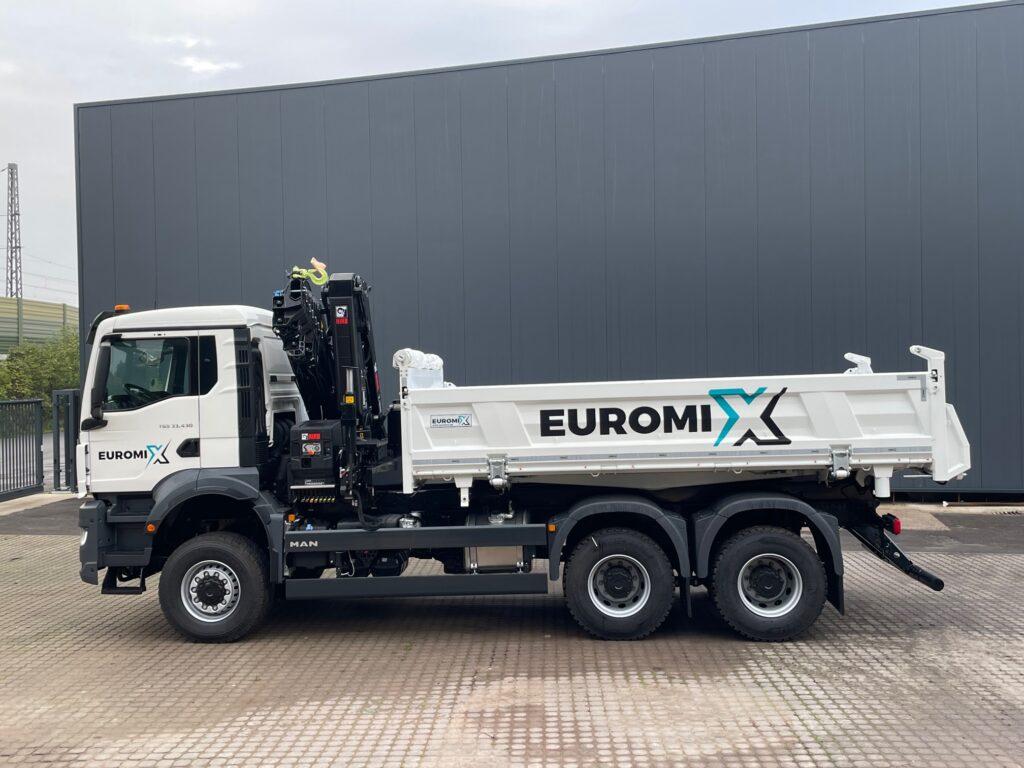 MAN TGS 33.430 6x6 3-Seiten-Kipper EMK3 Kran HIAB 228-6