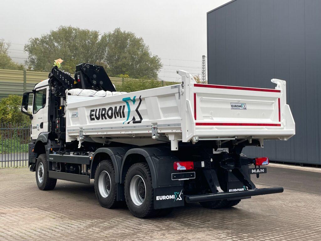 MAN TGS 33.430 6x6 3-Seiten-Kipper EMK3 Kran HIAB 228-6