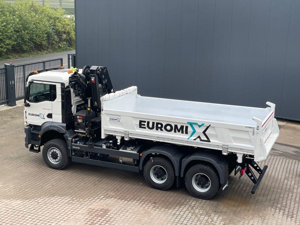 MAN TGS 33.430 6x6 3-Seiten-Kipper EMK3 Kran HIAB 228-6
