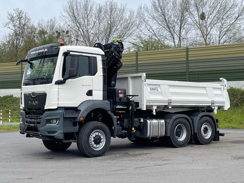 MAN TGS 28.430 6x4-4 3-Seiten- Kipper EMK3 / Hiab 228-6