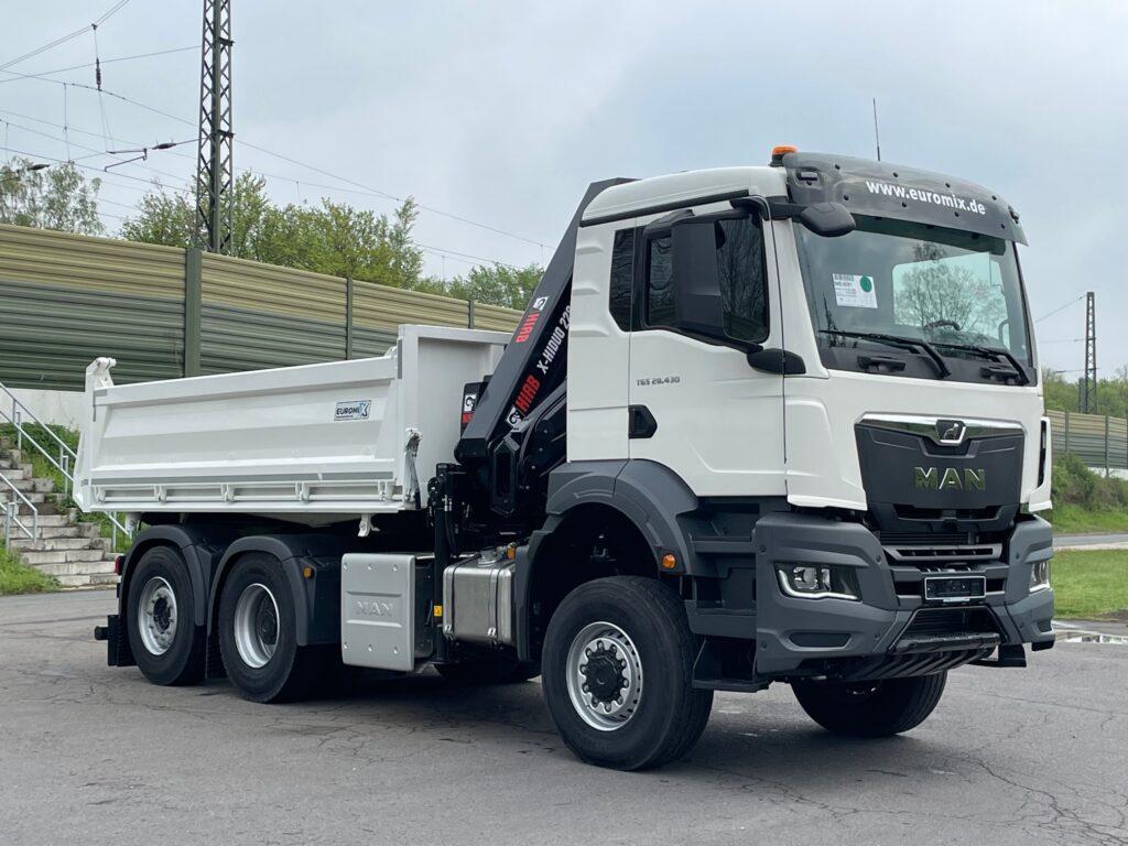 MAN TGS 28.430 6x4-4 3-Seiten- Kipper EMK3 / Hiab 228-6