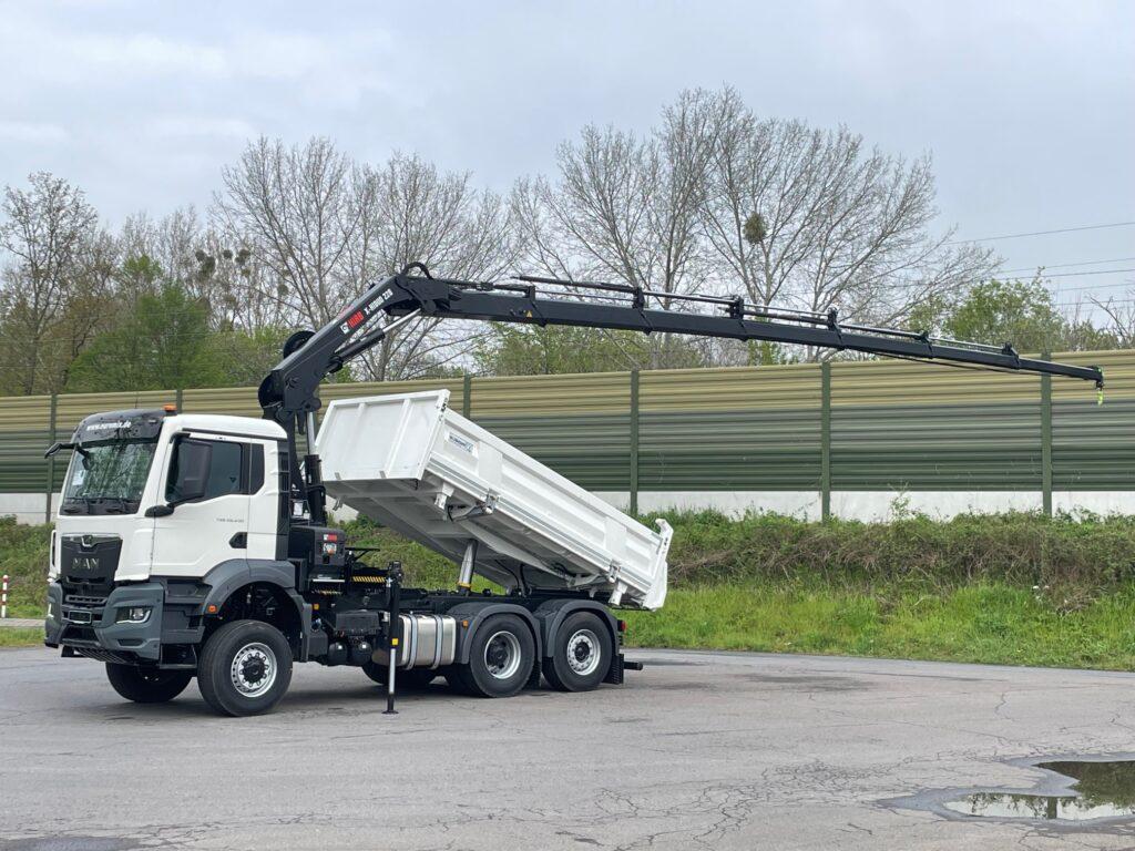 MAN TGS 28.430 6x4-4 3-Seiten- Kipper EMK3 / Hiab 228-6