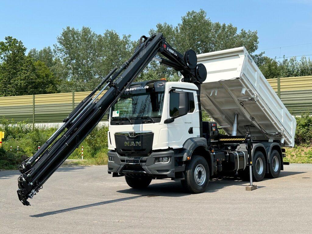 MAN TGS 33.430 BB 6x4 3-Seiten-Kipper EMK3 Kran HIAB 228-6
