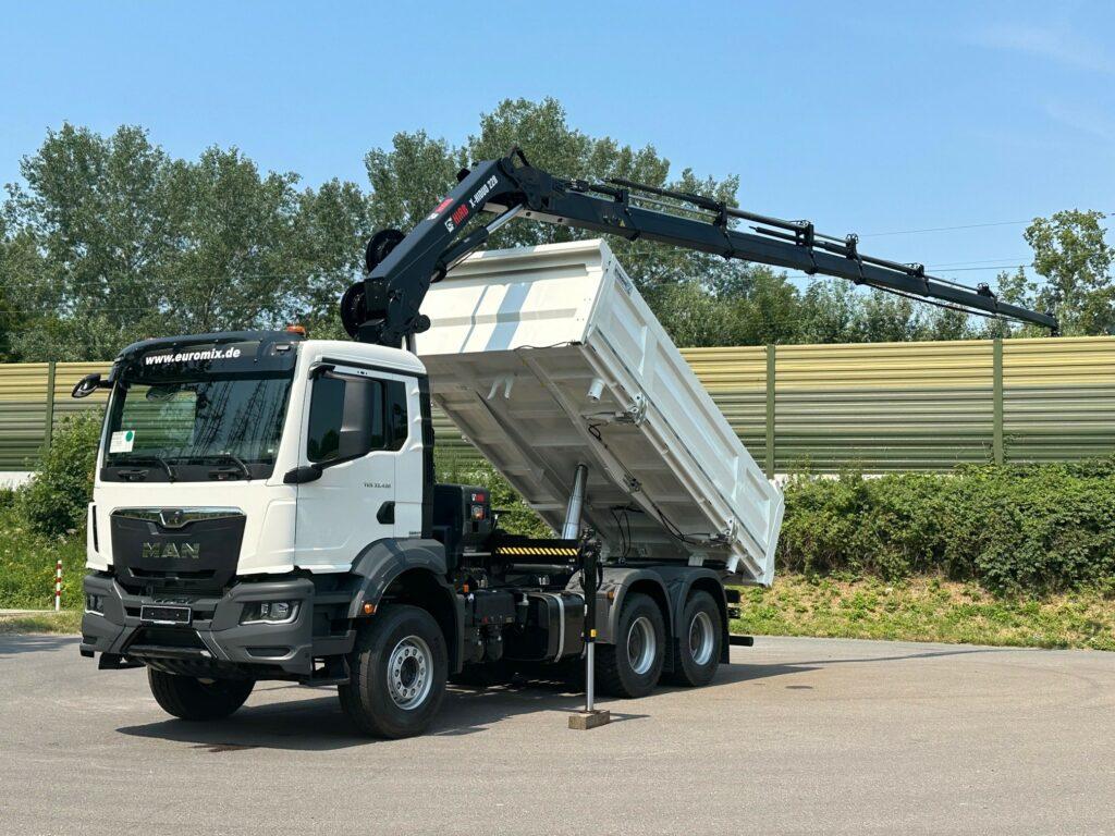 MAN TGS 33.430 BB 6x4 3-Seiten-Kipper EMK3 Kran HIAB 228-6