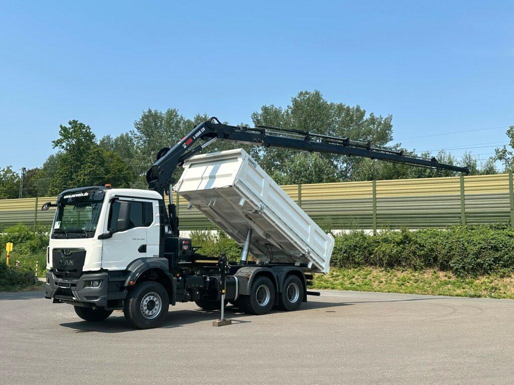 MAN TGS 33.430 BB 6x4 3-Seiten-Kipper EMK3 Kran HIAB 228-6