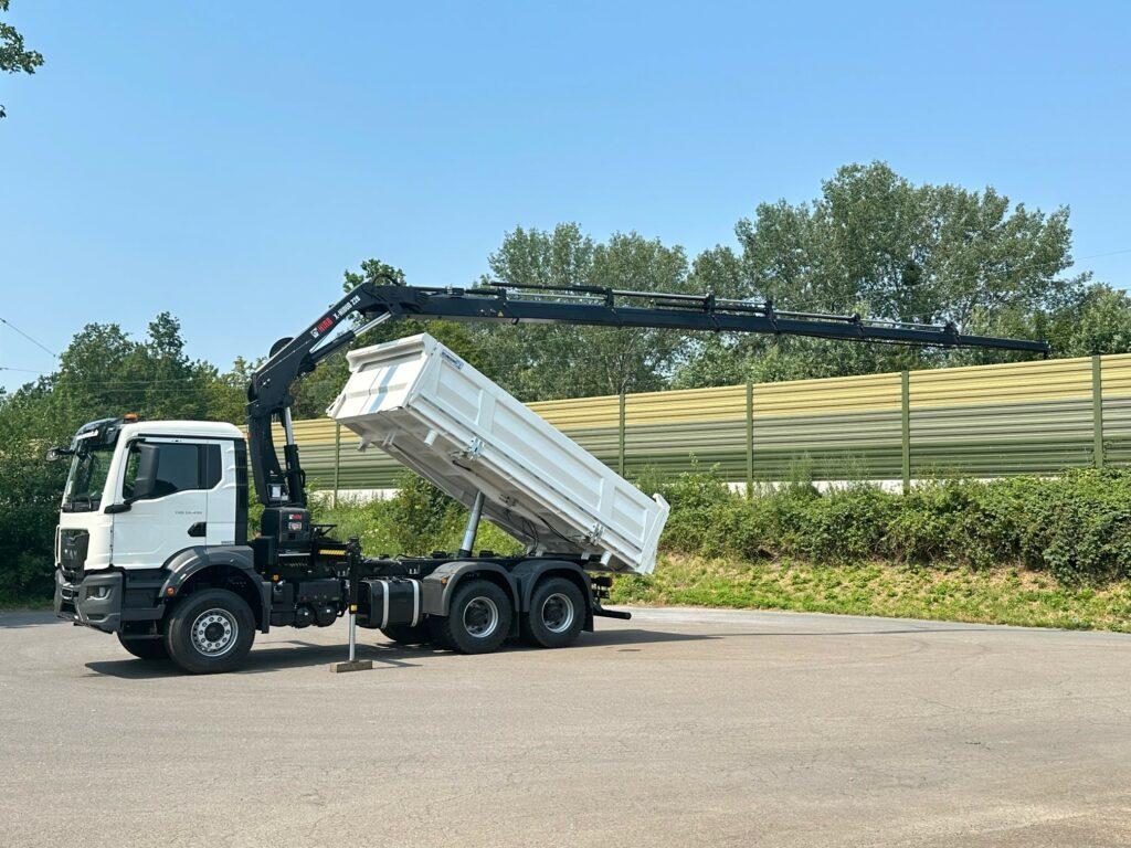 MAN TGS 33.430 BB 6x4 3-Seiten-Kipper EMK3 Kran HIAB 228-6
