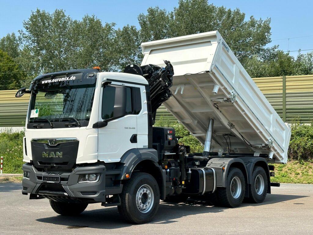 MAN TGS 33.430 BB 6x4 3-Seiten-Kipper EMK3 Kran HIAB 228-6
