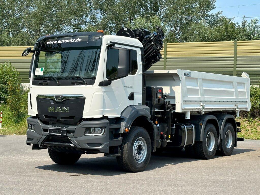 MAN TGS 33.430 BB 6x4 3-Seiten-Kipper EMK3 Kran HIAB 228-6