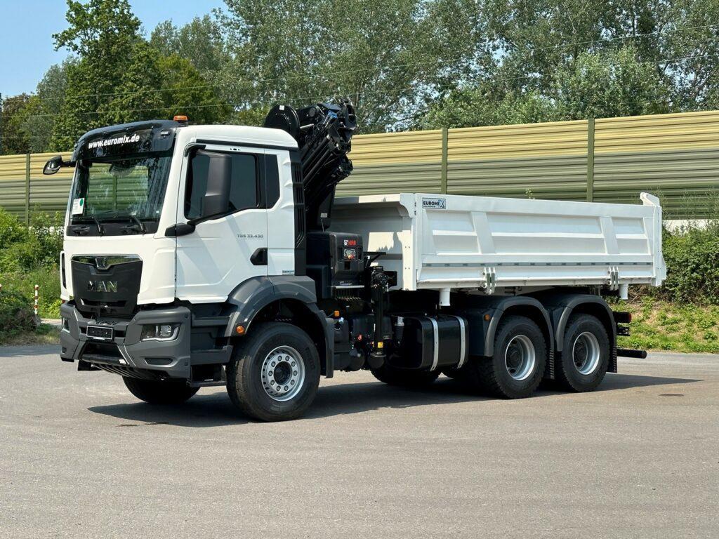 MAN TGS 33.430 BB 6x4 3-Seiten-Kipper EMK3 Kran HIAB 228-6